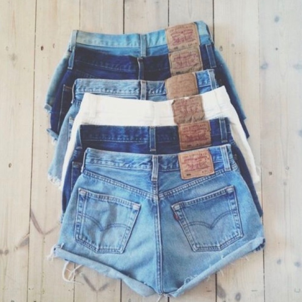 VINTAGE Custom Levi Shorts